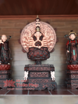 Tượng thiên thủ thiên nhãn sơn giả cổ