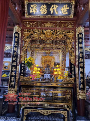 Mẫu Không Gian Thờ Cúng Tại Tư Gia